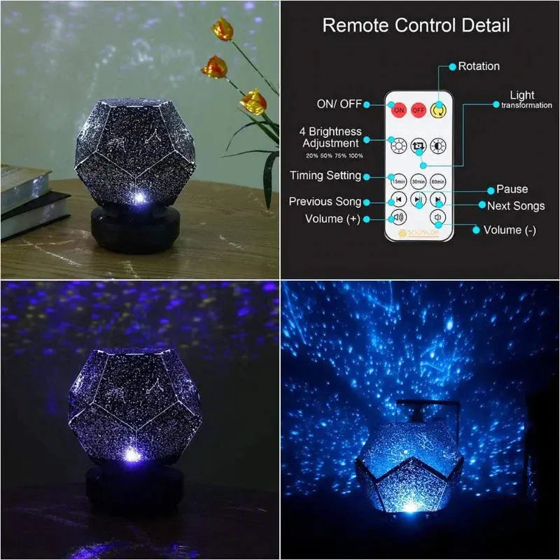 Galaxy Star Projector met Bluetooth Homekyn