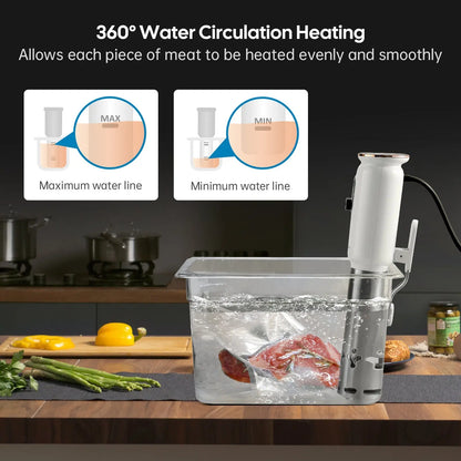 WiFi Sous Vide Koker ISV-101W Homekyn