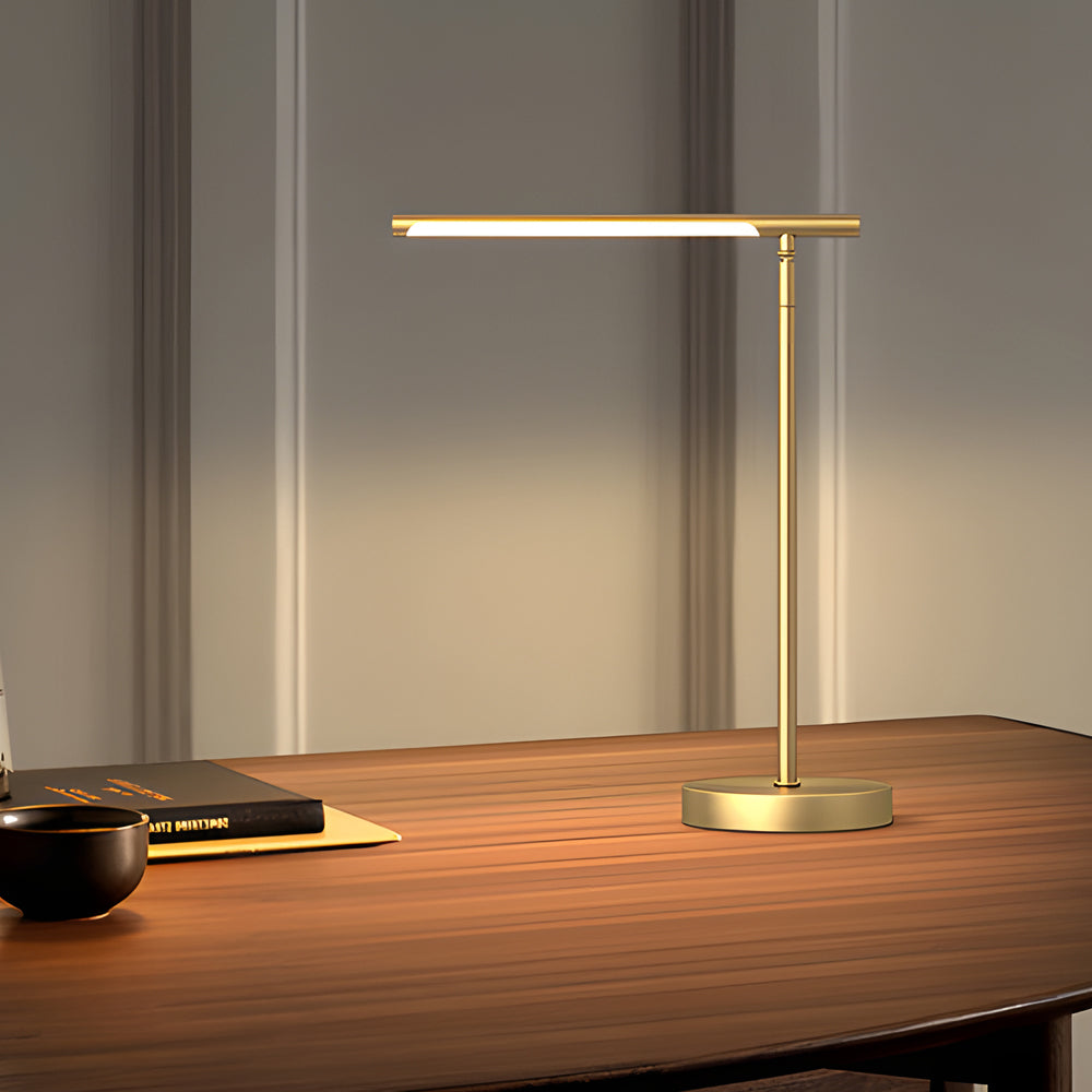 Verstelbare Brass LED Bureaulamp - Luxe Design met Gerichte Verlichting