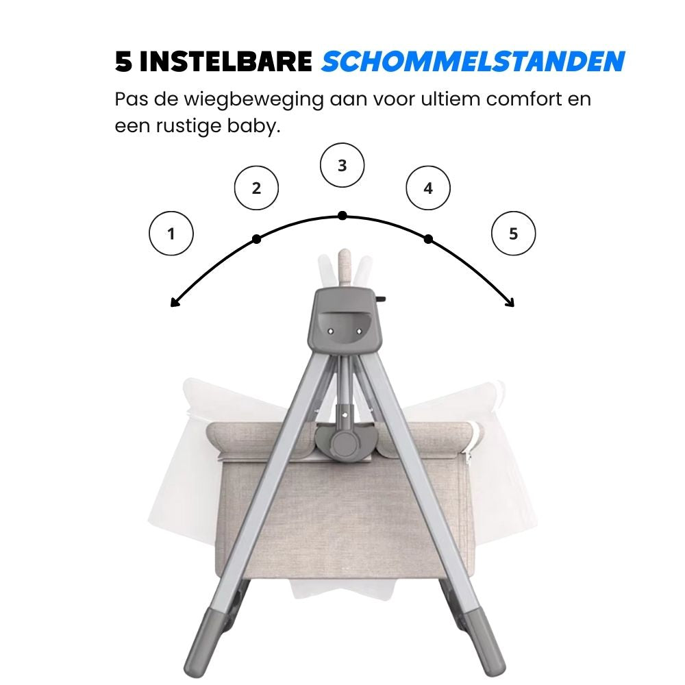 Draagbaar Babybed - Elektrische Wieg, Multifunctionele Schommelbed