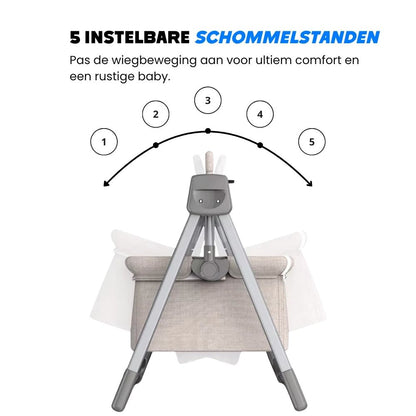 Draagbaar Babybed - Elektrische Wieg, Multifunctionele Schommelbed