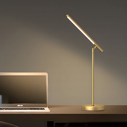 Verstelbare Brass LED Bureaulamp - Luxe Design met Gerichte Verlichting