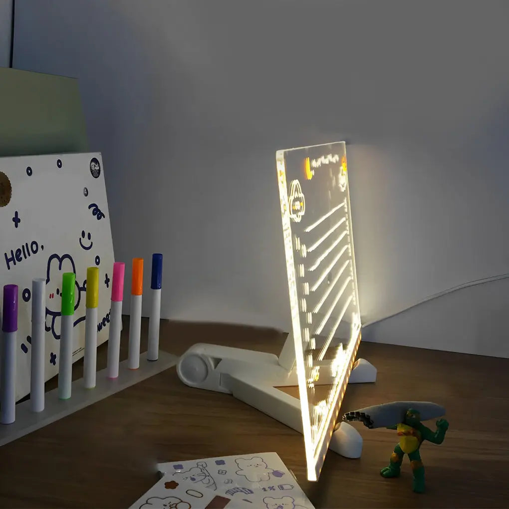 LED Acryl Tekenbord voor Kinderen - Creatieve Tafellamp Homekyn