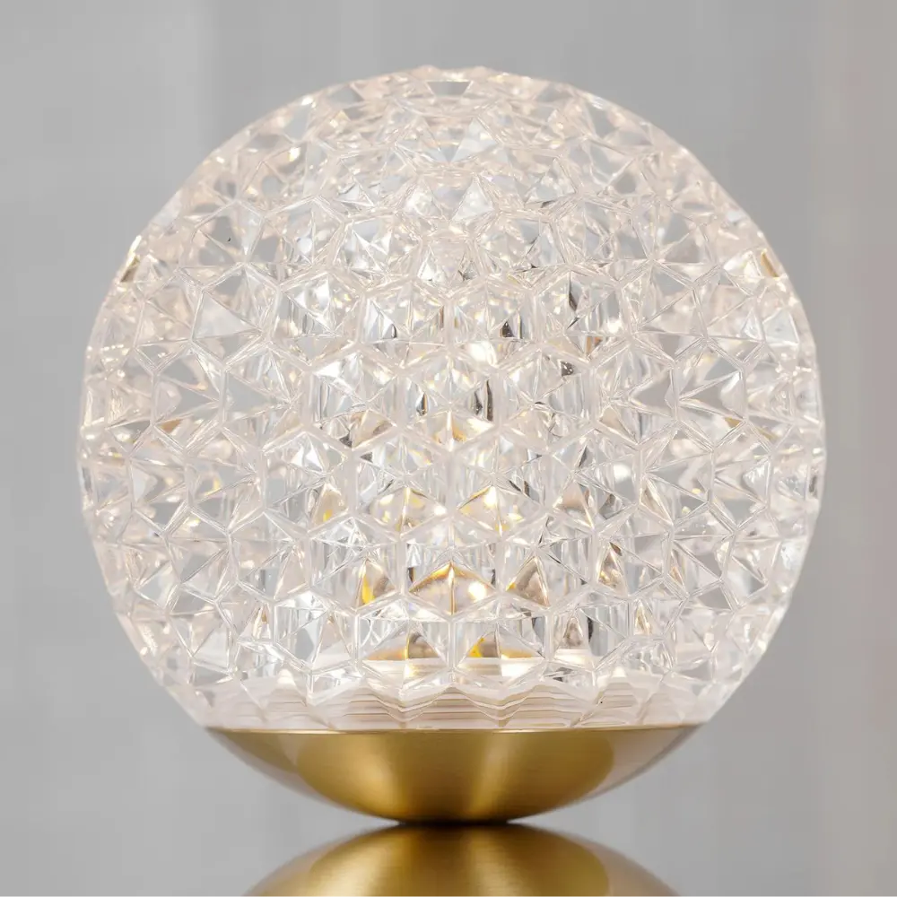 Kristallen Globe Draadloze Tafel Lamp Homekyn