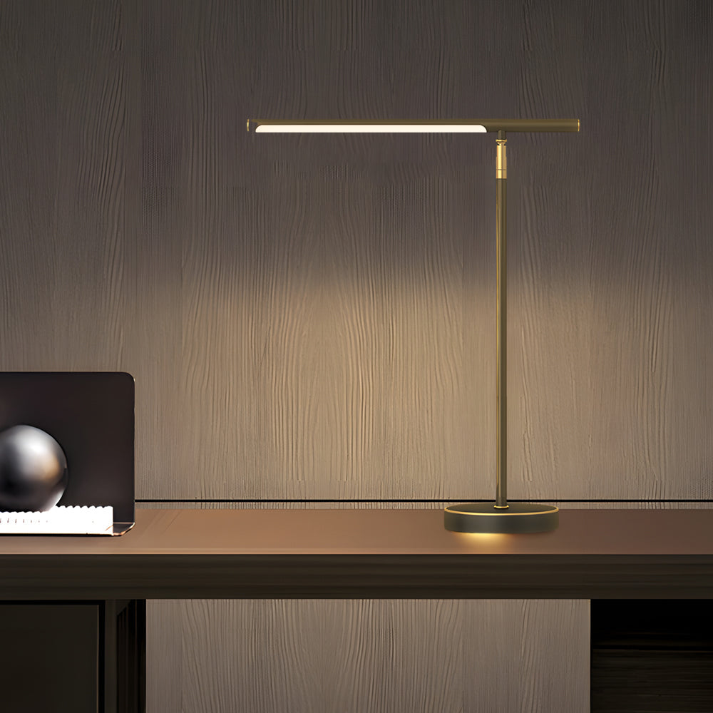 Verstelbare Brass LED Bureaulamp - Luxe Design met Gerichte Verlichting