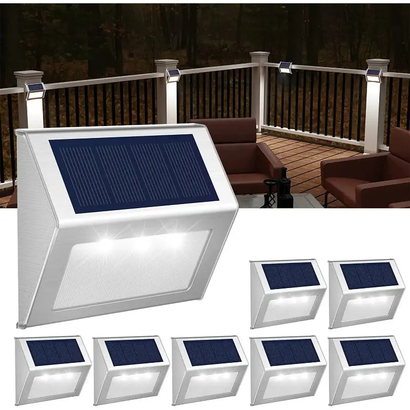 Solar Deck Lights Outdoor Homekyn