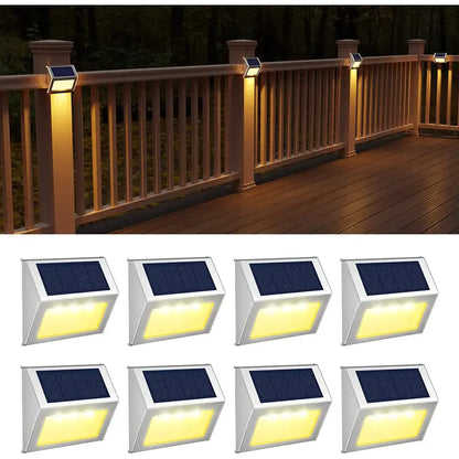 Solar Deck Lights Outdoor Homekyn