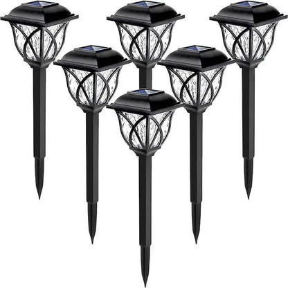 6-Pack LED Solar Landschaps- en Padverlichting Homekyn