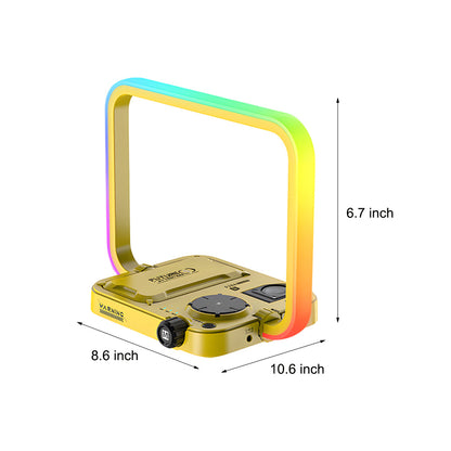 3-in-1 Touch LED Tafellamp met Draadloze Oplader en Timerfunctie