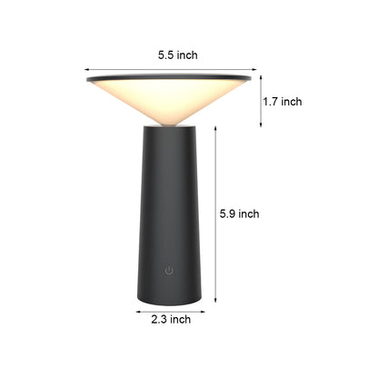 Draaibare LED Tafellamp Met Zaklampdesign en USB Oplader