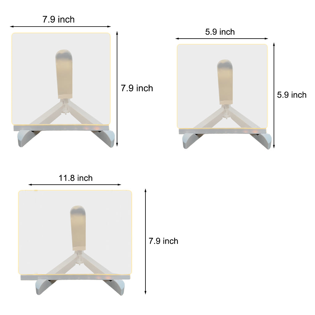 LED Acryl Schrijfboard Kleurrijke Schrijfbare Tafellamp