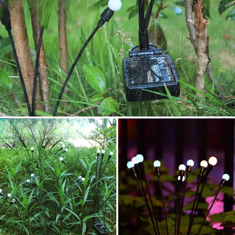 2-Pack Solar Garden Firefly Lights Homekyn