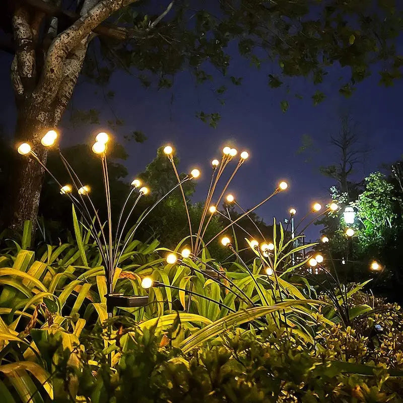 2-Pack Solar Garden Firefly Lights Homekyn