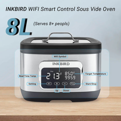 All-In-One WiFi Sous Vide Koker ISV-500W Homekyn