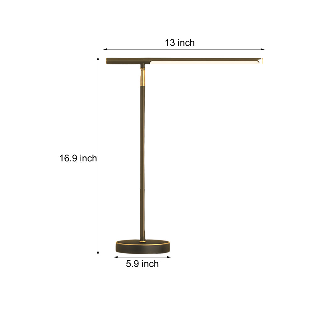 Verstelbare Brass LED Bureaulamp - Luxe Design met Gerichte Verlichting