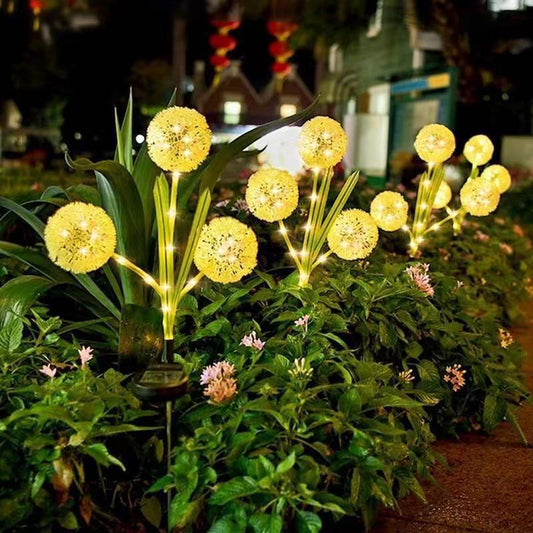 Waterdichte LED Paardenbloem Solar Tuinlamp voor Buiten