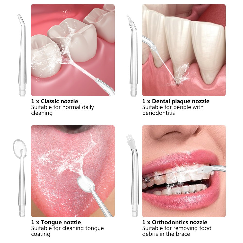 Draagbare Tandwaterflosser Effectieve Reiniging voor Gezond Tandvlees