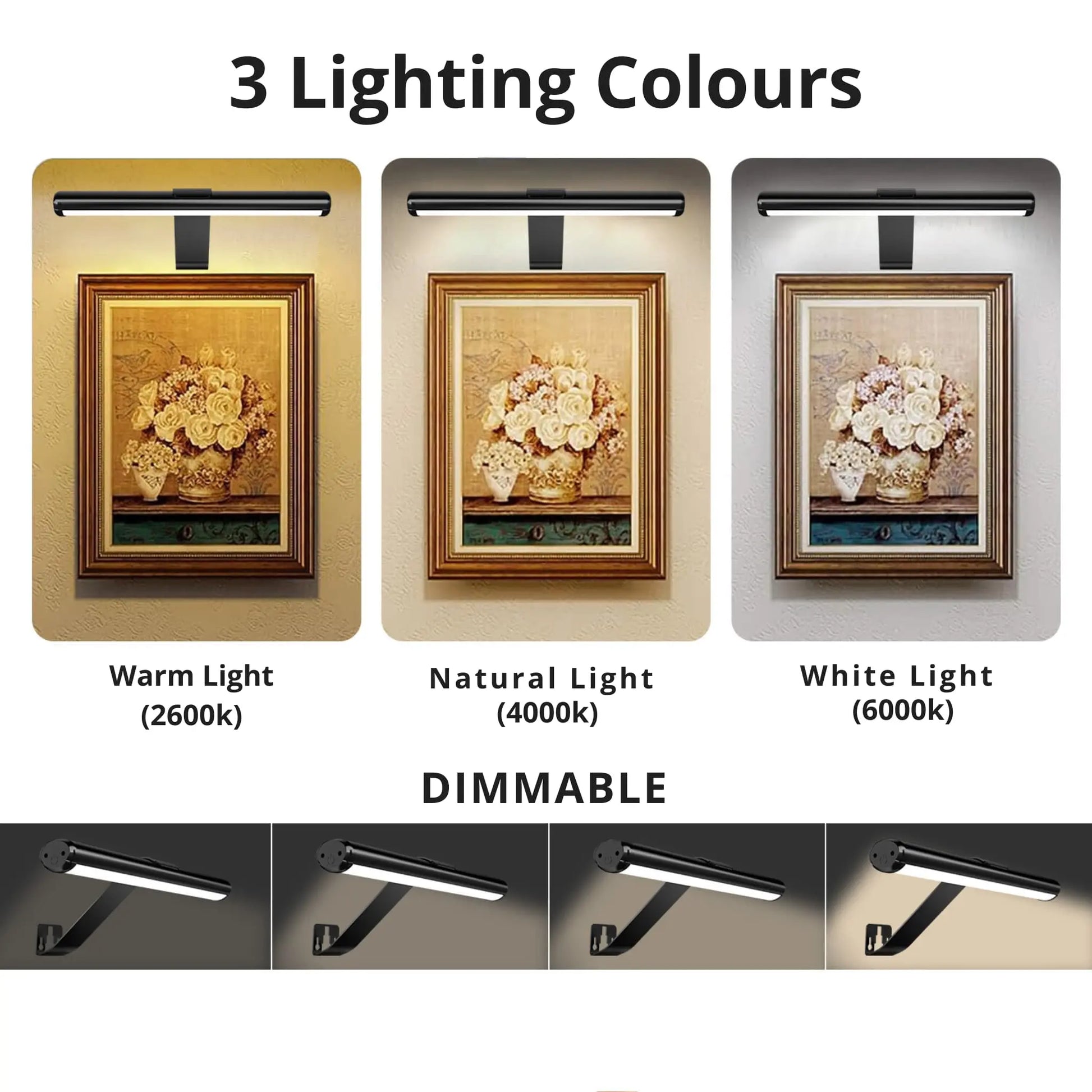 Draadloze Oplaadbare LED Schilderij Lamp Homekyn