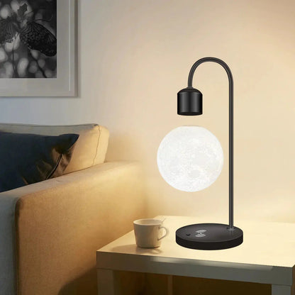 Levitating Moon Lamp met Draadloze Oplader Homekyn