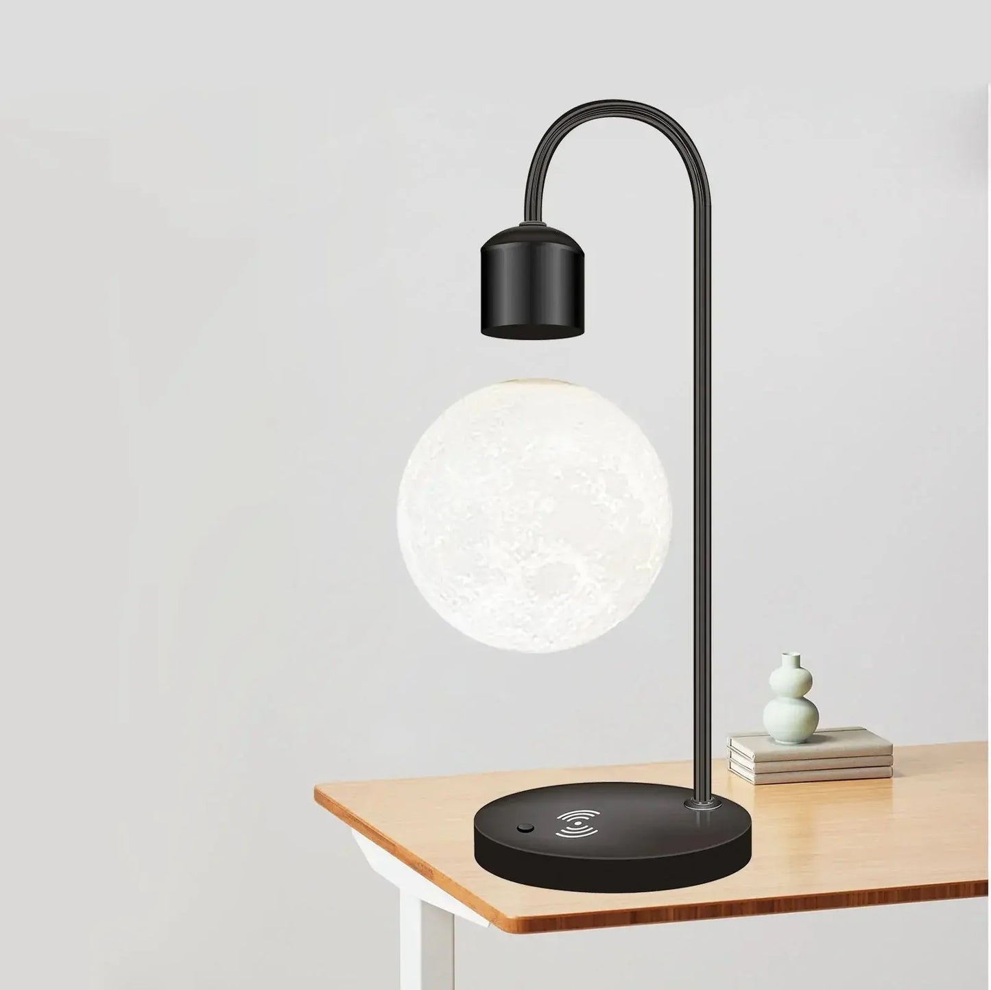 Levitating Moon Lamp met Draadloze Oplader Homekyn