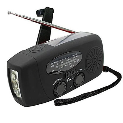 MysticJelly LED Lamp & Hand-Crank Radio