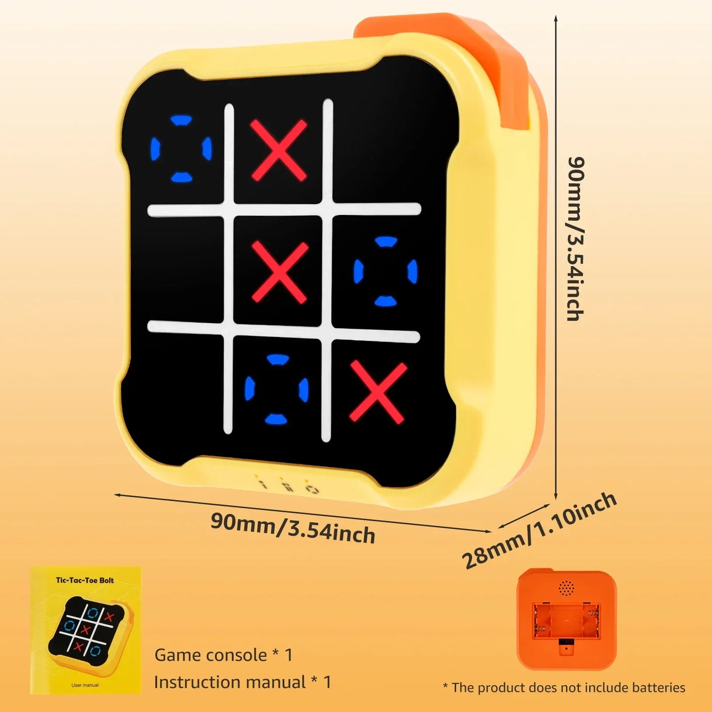 Elektronisch Compact en Draagbaar TicTacToe Spel