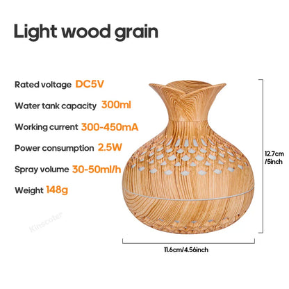 Woodgrain Luchtbevochtiger – Stijlvol en Gezond