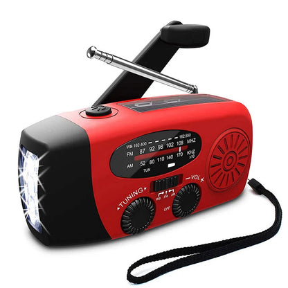 MysticJelly LED Lamp & Hand-Crank Radio