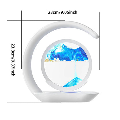 Drijfzand Nachtlamp met 15W Draadloze Oplader – Dimbaar