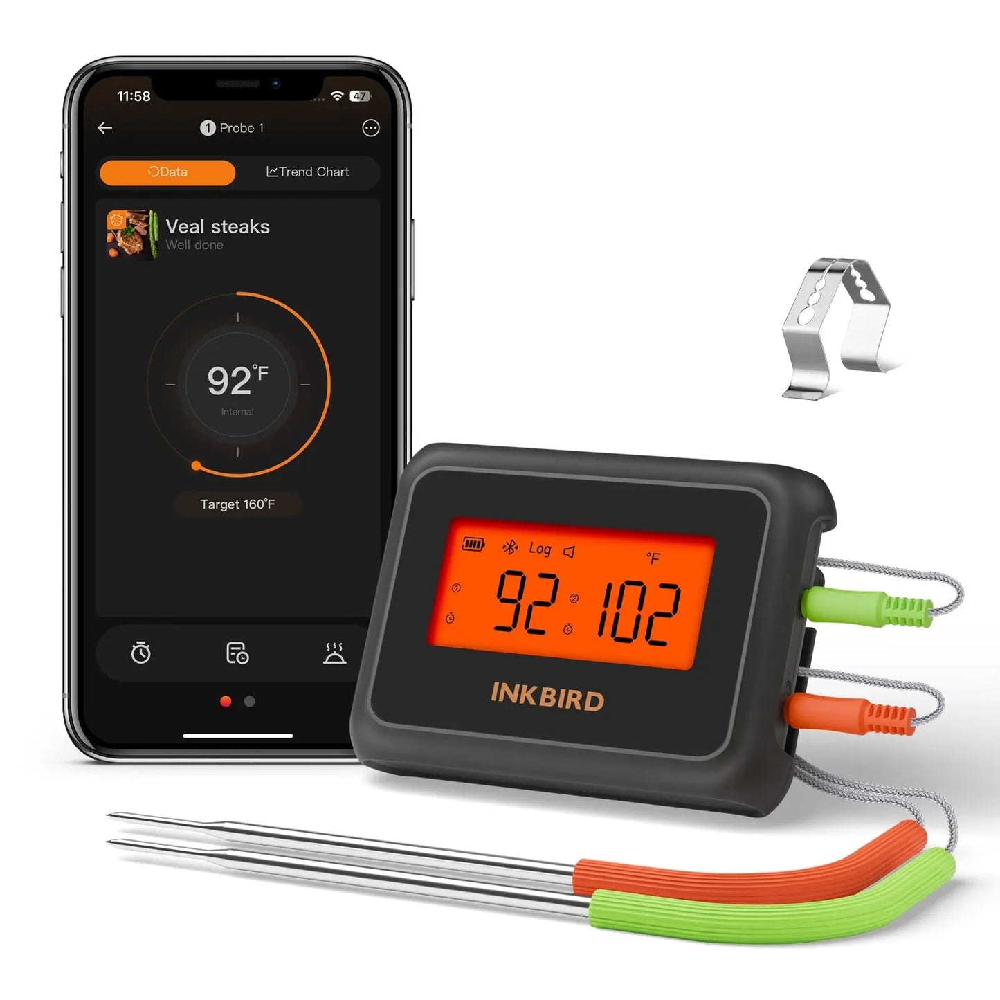 Bluetooth BBQ Thermometer Homekyn