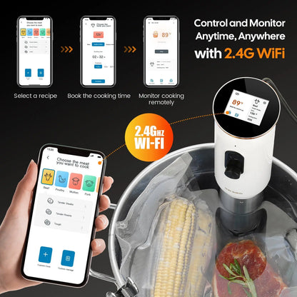 WiFi Sous Vide Koker ISV-101W Homekyn