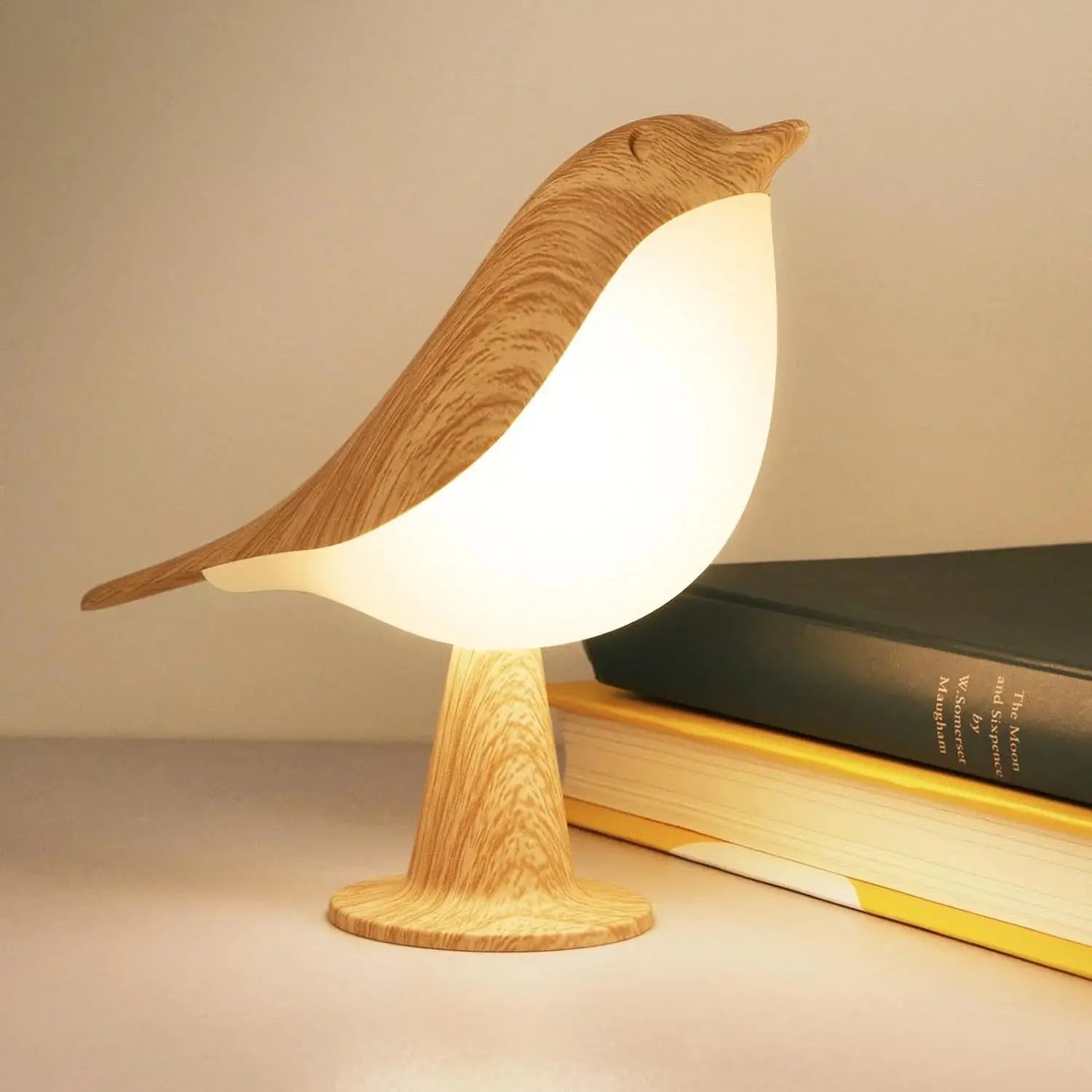 Houten Vogel Nachtlamp Homekyn