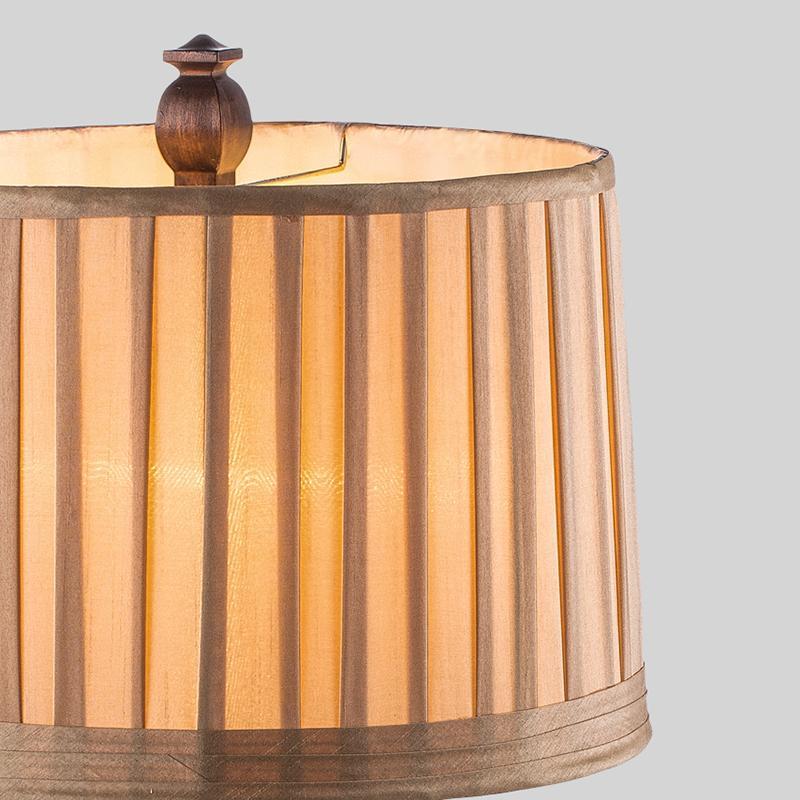 Stripe Drum Shade Antieke Rustieke Tafellamp