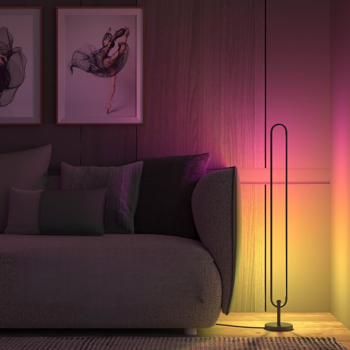 Infinity Staande LED Vloerlamp