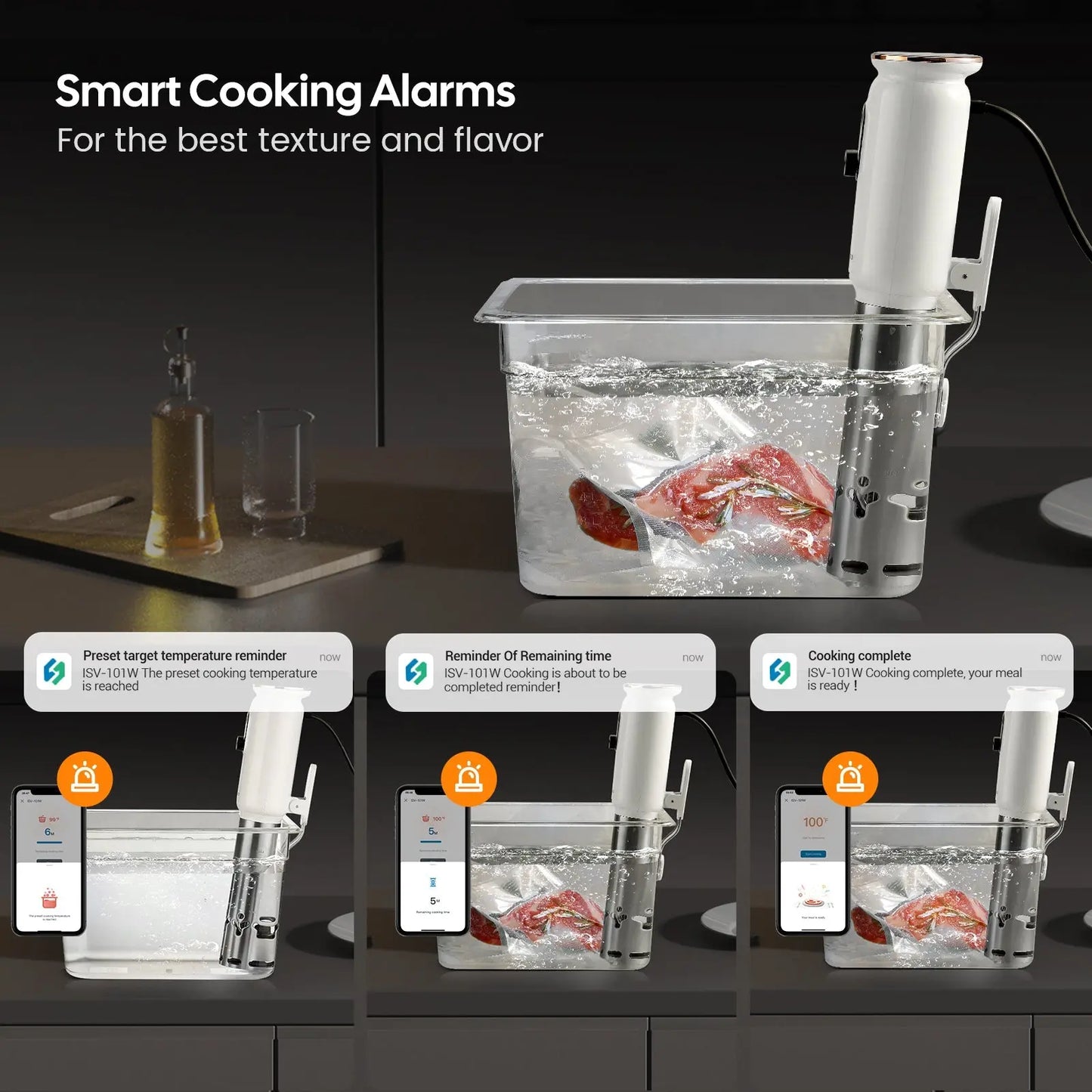 WiFi Sous Vide Koker ISV-101W Homekyn