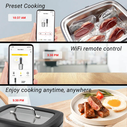 All-In-One WiFi Sous Vide Koker ISV-500W Homekyn