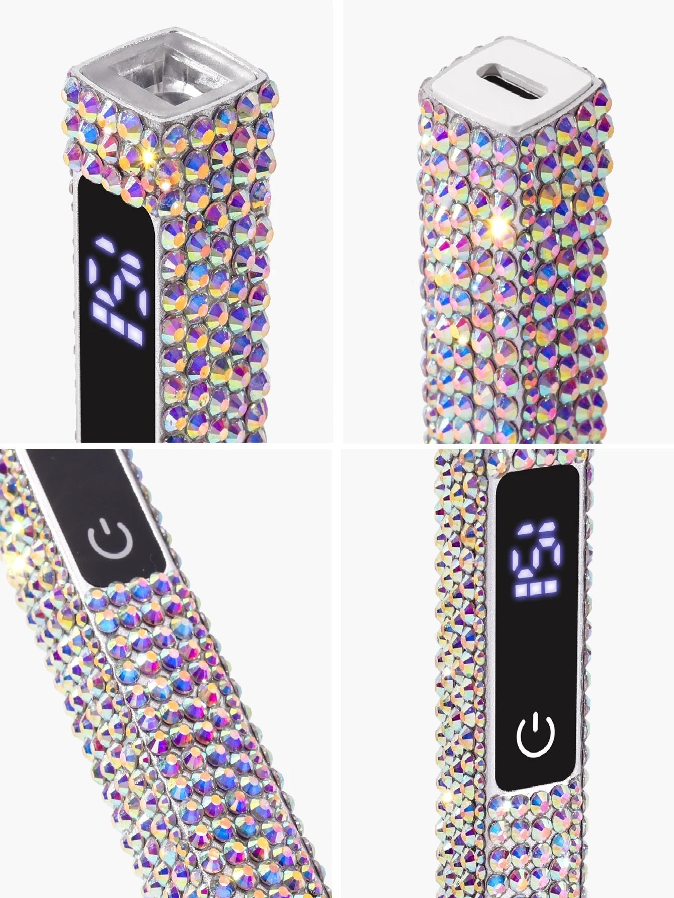 Draagbare Handheld UV LED Nagellamp met Strass-Steentjes