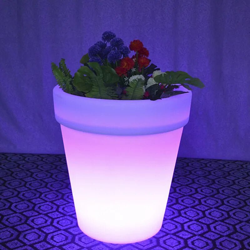 Zonne-energie Tuinpot LED Verlichting