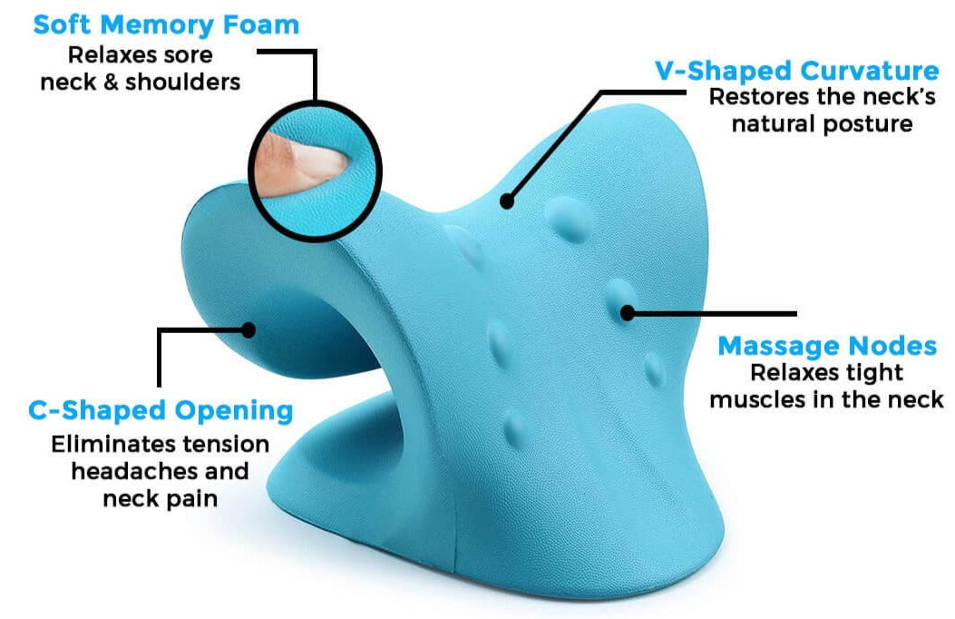 Cervicale Traction Kussen Verlicht Nekpijn & Hoofdpijn