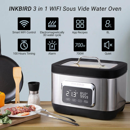 All-In-One WiFi Sous Vide Koker ISV-500W Homekyn